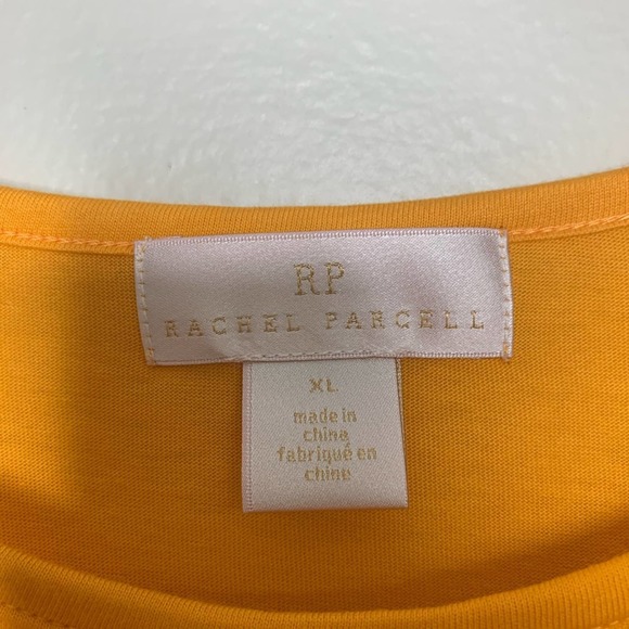 Rachel Parcell Orange Eyelet Ruffle Tee Size XL - Picture 5 of 6